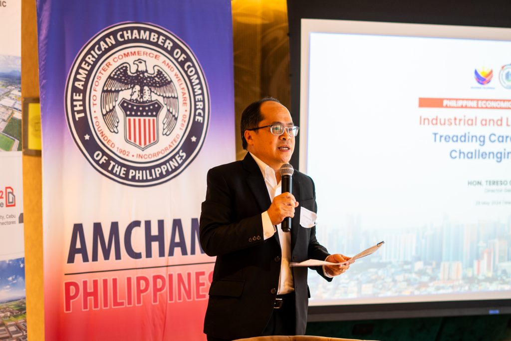 Philippine Economic Zone Authority (PEZA)’s Director General Teo Panga delivered a keynote presentation titled "Industrial and Logistics 2024: Treading Carefully in the Challenging Times”.
